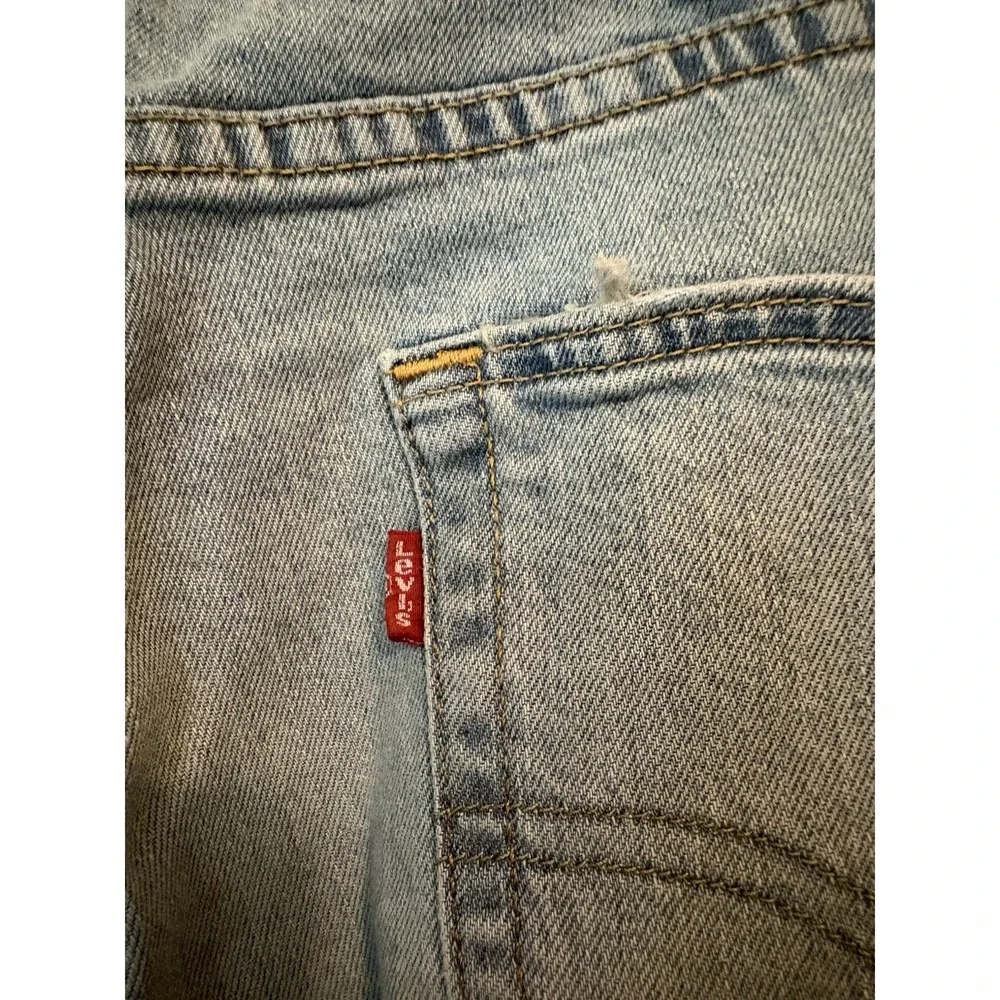 Men's Levi's 511 Slim Fit Light Blue Denim Jeans Taper Size 40 x 30